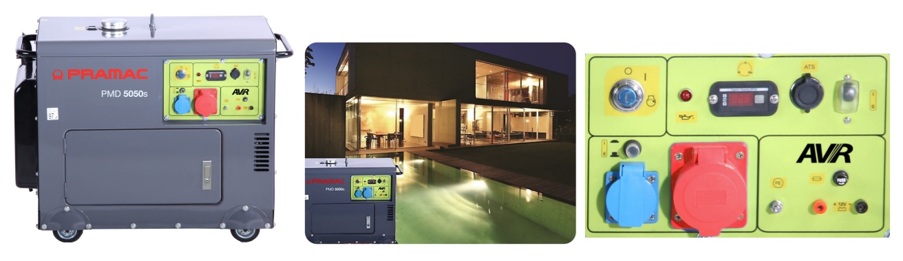 Agregat prądotwórczy PRAMAC PMD 5050s Diesel 3-fazowy PMD5500_window