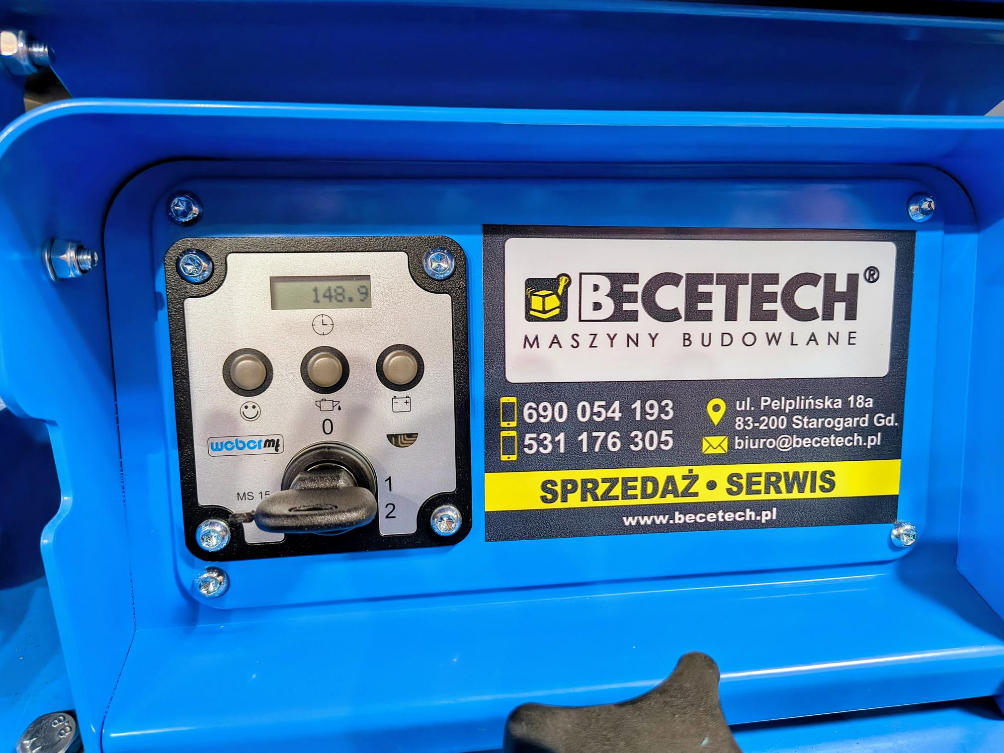 Zagęszczarka rewersyjna WEBER CR7 HATZ CR7_panel