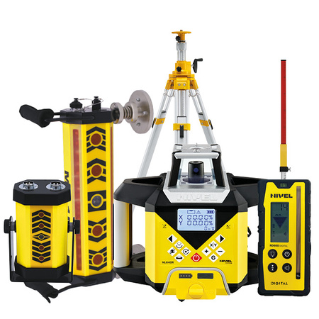 Niwelator rotacyjny Nivel System NL640R DIGITAL z systemem sterowania maszyn MC-1D