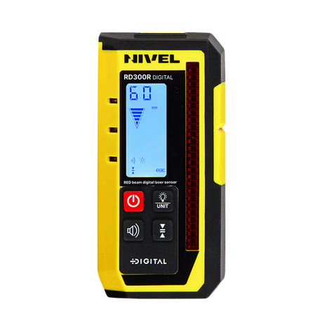 CZUJNIK ODBIORNIK RD300R DIGITAL DO NIWELATORÓW LASEROWYCH NIVEL SYSTEM