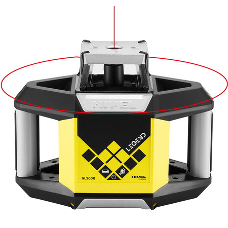 Niwelator rotacyjny Nivel System NL300R DIGITAL 500m ZESTAW