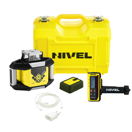 Niwelator rotacyjny Nivel System NL320R DIGITAL 500 m IP54