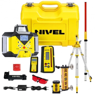 Niwelator rotacyjny Nivel System NL740R DIGITAL z systemem sterowania maszyn MC-1D