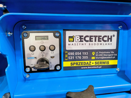 Zagęszczarka rewersyjna WEBER CR7 HATZ