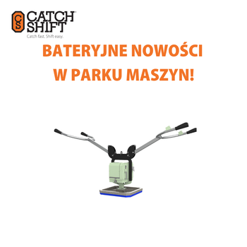 Akumulatorowy chwytak próżniowy brukarski CATCHSHIFT E-MICKEY