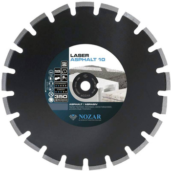 TARCZA diamentowa do asfaltu NOZAR LASER ASPHALT 10 350mm