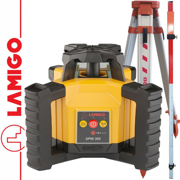 Niwelator rotacyjny LAMIGO SPIN305 + łata + statyw